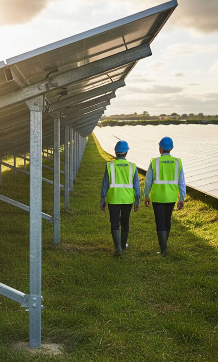 EUROSTEEL-proje-güneş-enerji-santrali-detay-mühendis-fotoğraf-EUROSTEEL